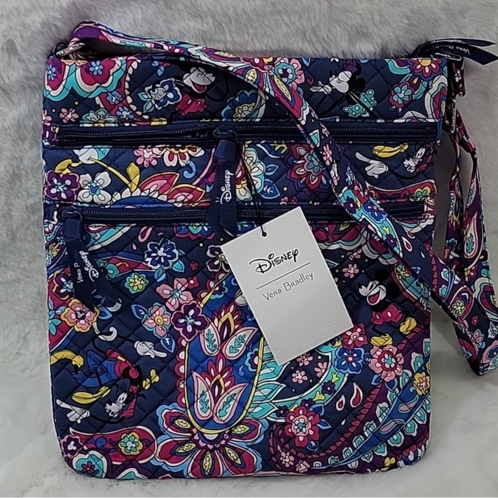 Vera Bradley Triple Zip Hipster Sensational Six Paisley